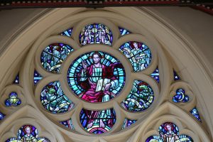 Rose window at St Stephen's