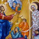 Icon raising of Lazarus